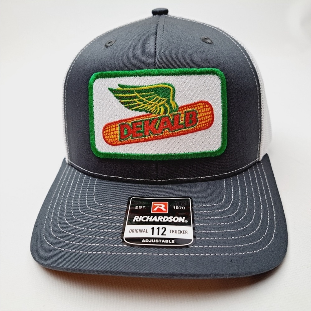 Dekalb Richardson 112 Trucker Cap Hat Mesh Snapback Textured Patch